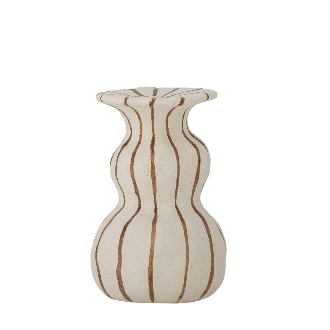 82072790 - Byron Candle Holder, Nature, Stoneware STOCK: 300