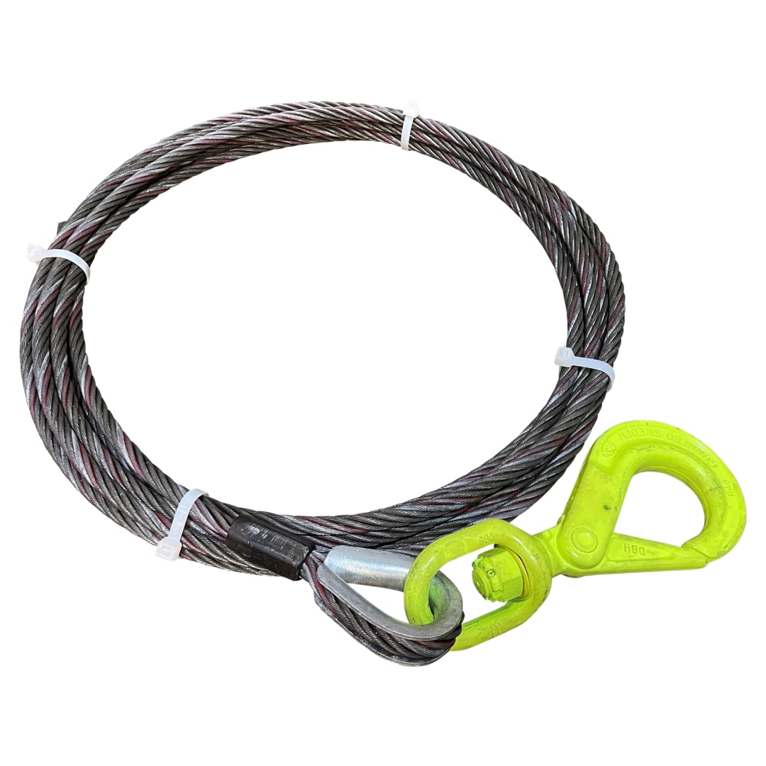 Wastebuilt® Replacement for McNeilus Cable Winch 6X36X1/2"X30'