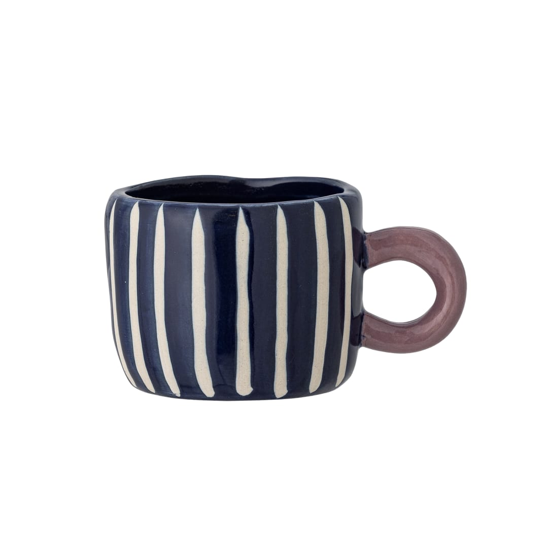 82062719 - Nini Cup, Blue, Stoneware STOCK: 300