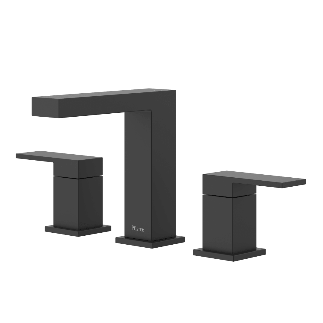 Dumont 2-Handle Widespread Lavatory Faucet in Spot Defense Matte Black