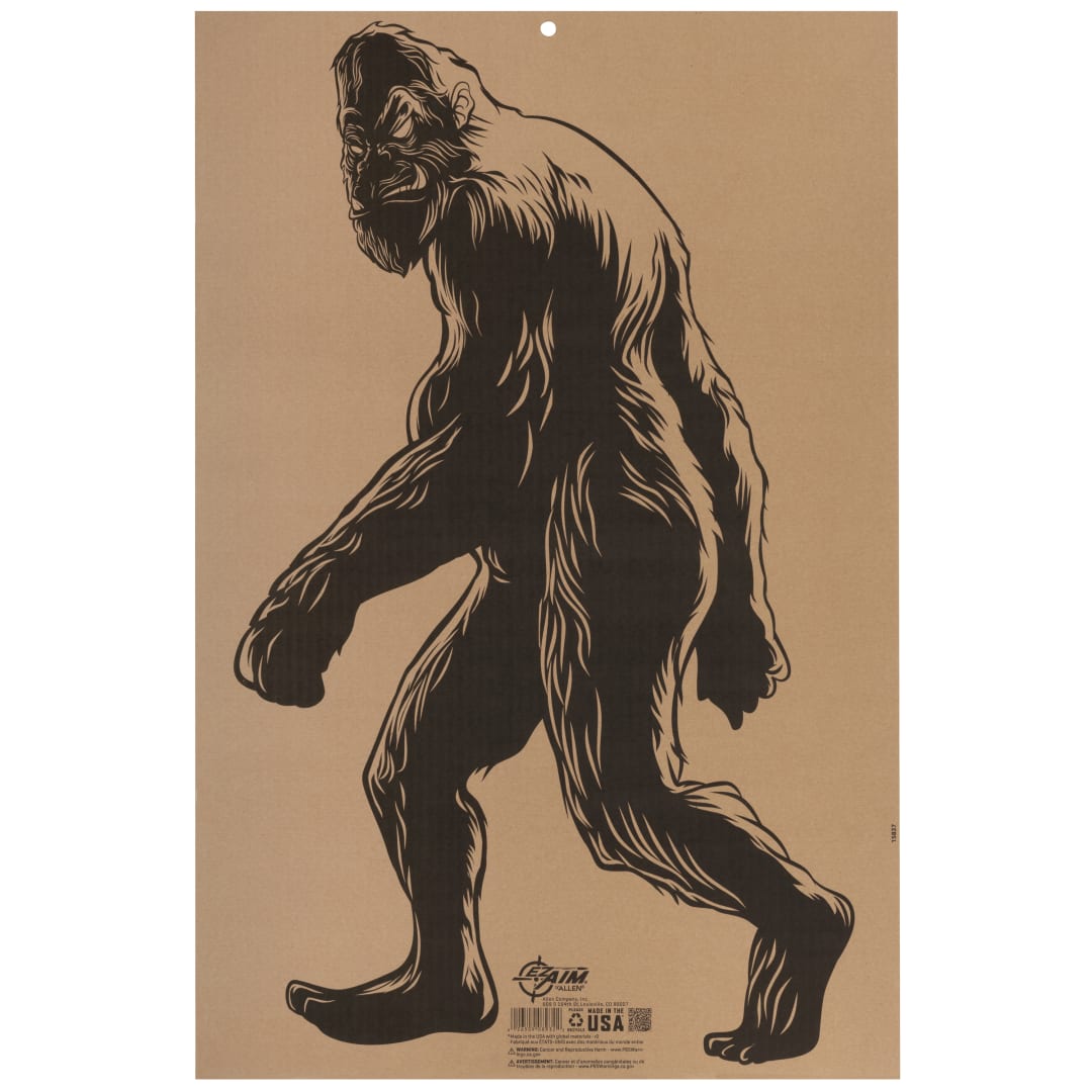 EZ Aim® Sasquatch Corrugated Shooting Target, 23 x 35-Inch, 1-Pack