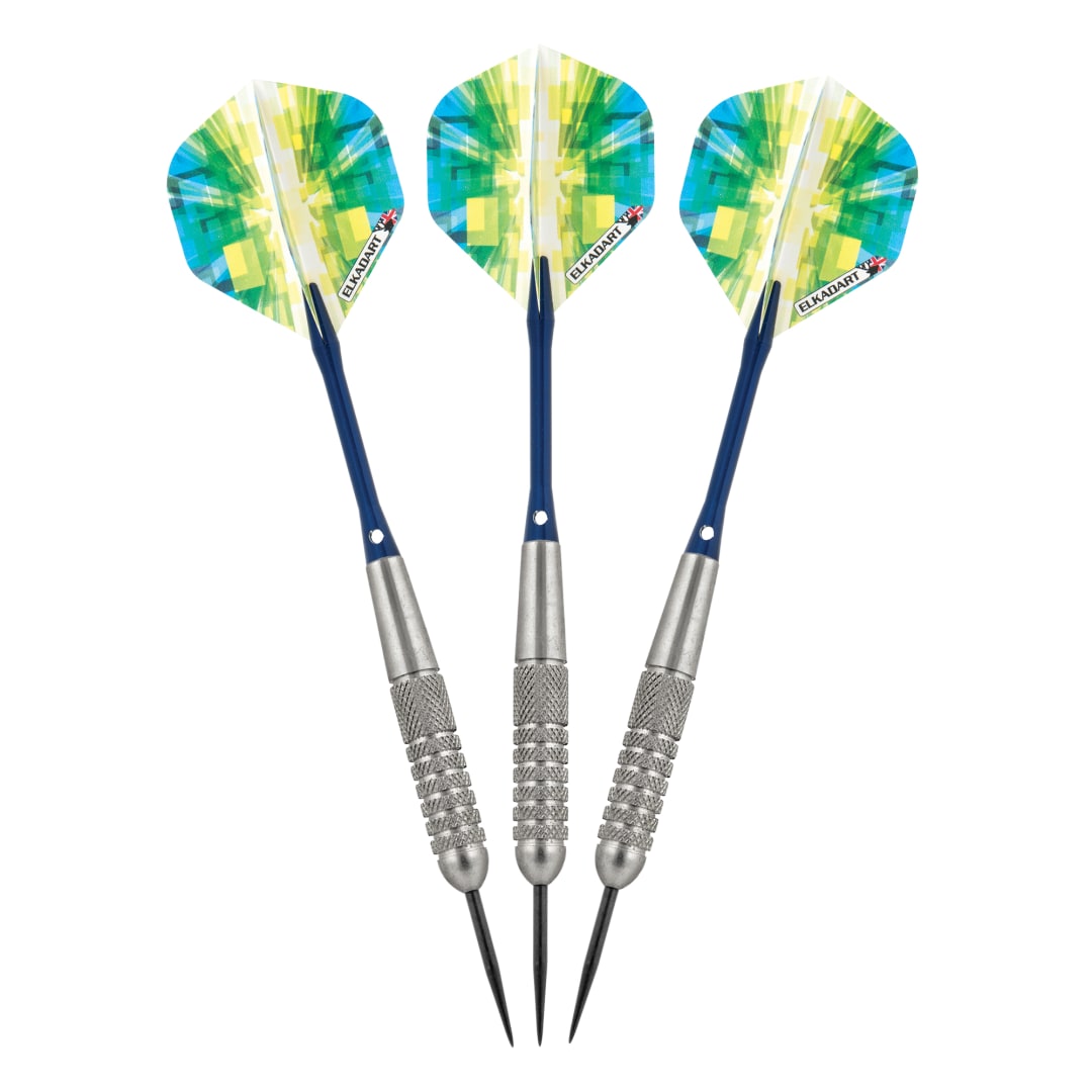 Elkadart Prism Ringed Silver Steel Tip Darts 22 Grams
