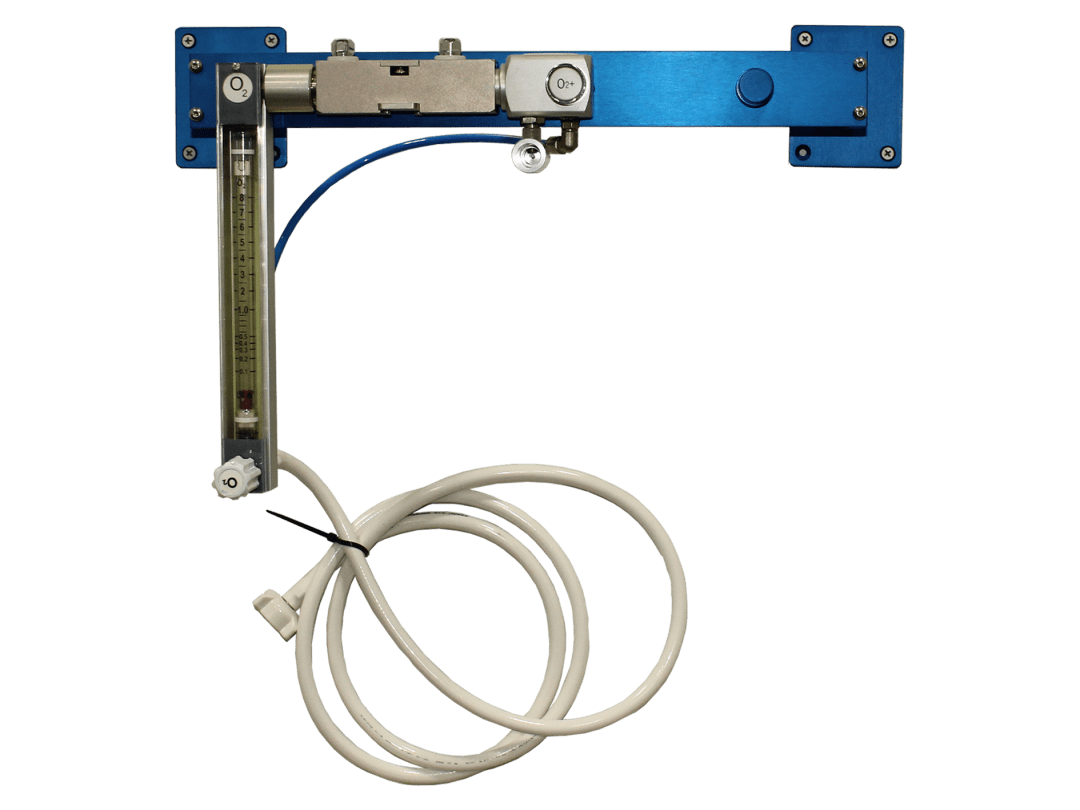 VetQuip Compact Wall Mount Anaesthetic Machine, Selectatec Mount