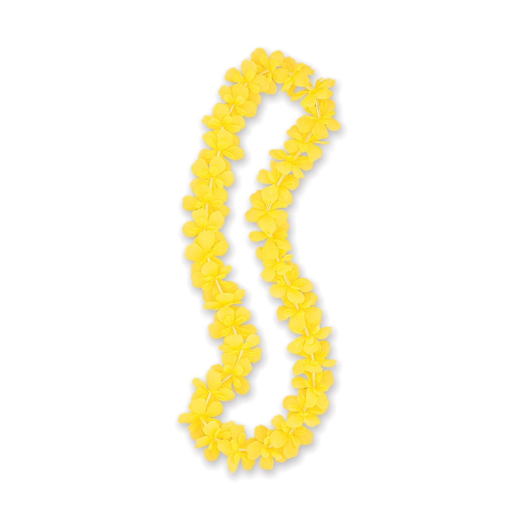 Yellow Flower Lei 40"
