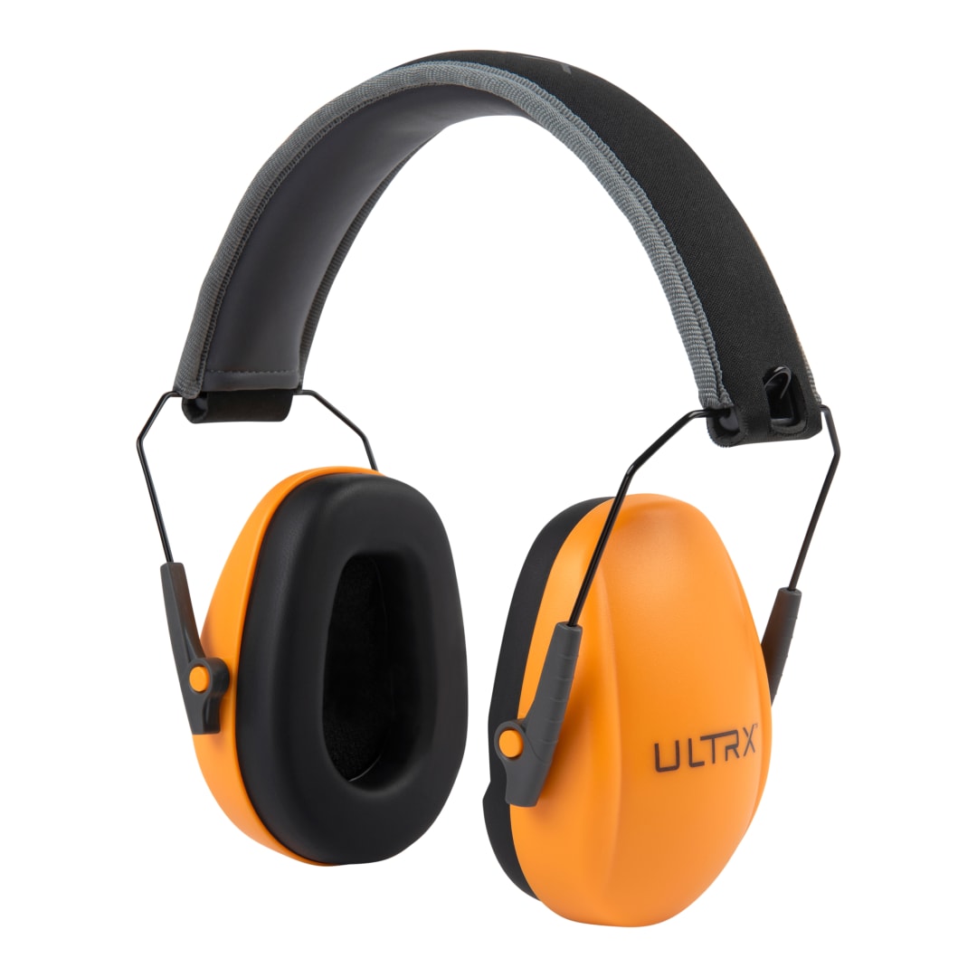 ULTRX™ Slim Profile Youth Passive Earmuff, Orange