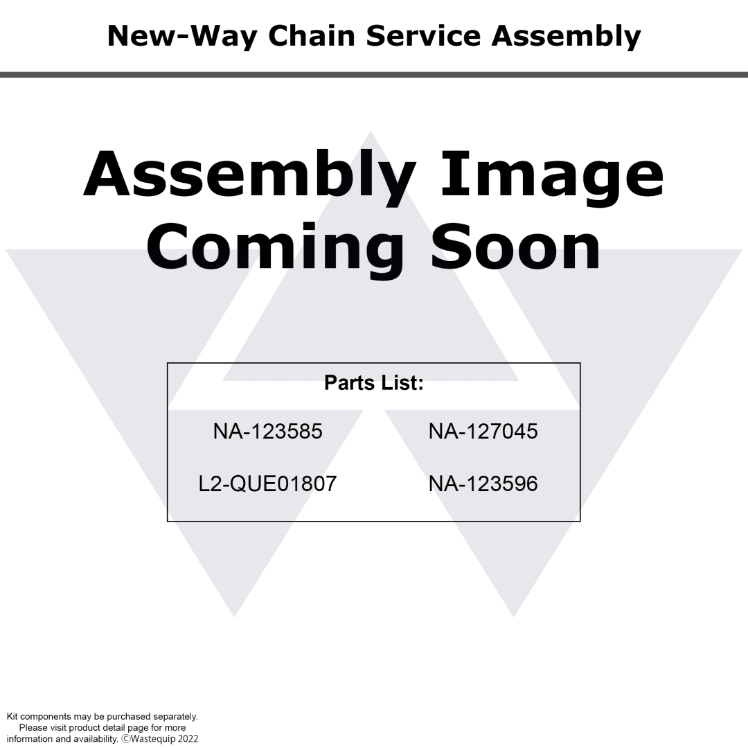 Wastebuilt® Replacement for New Way Chain Service Assembly 4X6 Chains