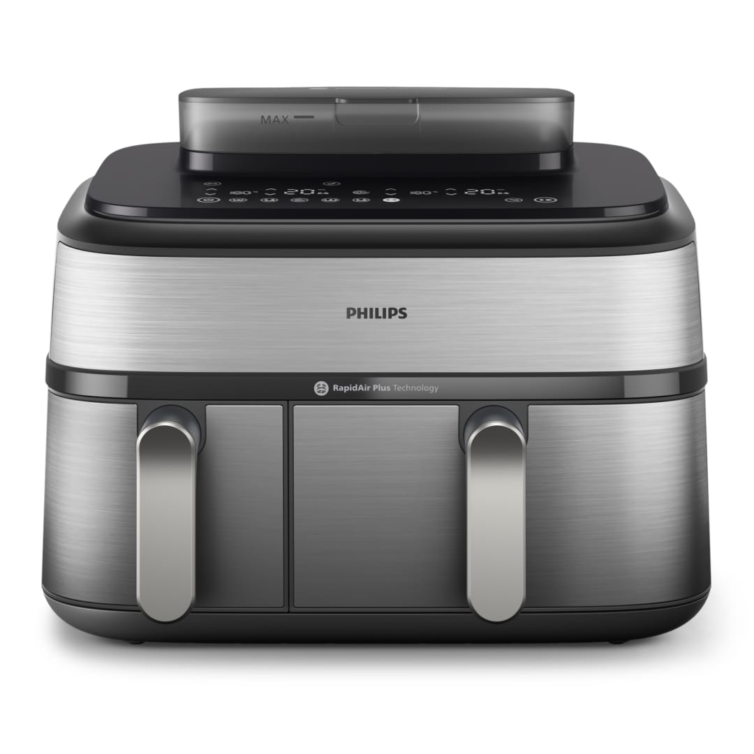 Philips 5000 Series Dual-Basket Airfryer with Steam, 9.6 qt Capacity