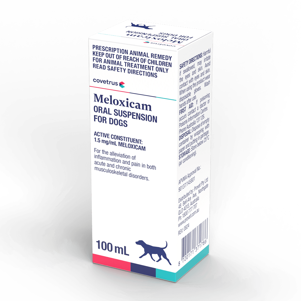 Covetrus Meloxicam 1.5mg/mL Oral Suspension for Dogs, 100mL