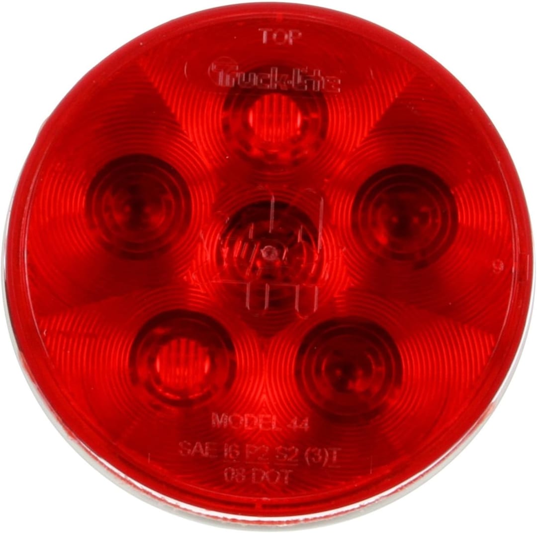 Truck-Lite Super 44 Led Red 6 Diode Round Fit 'N Forget