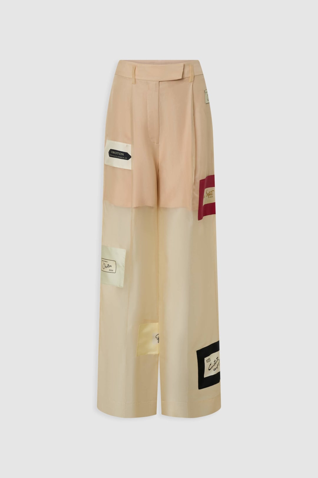 Patched Vintage Label Pyjama Pant