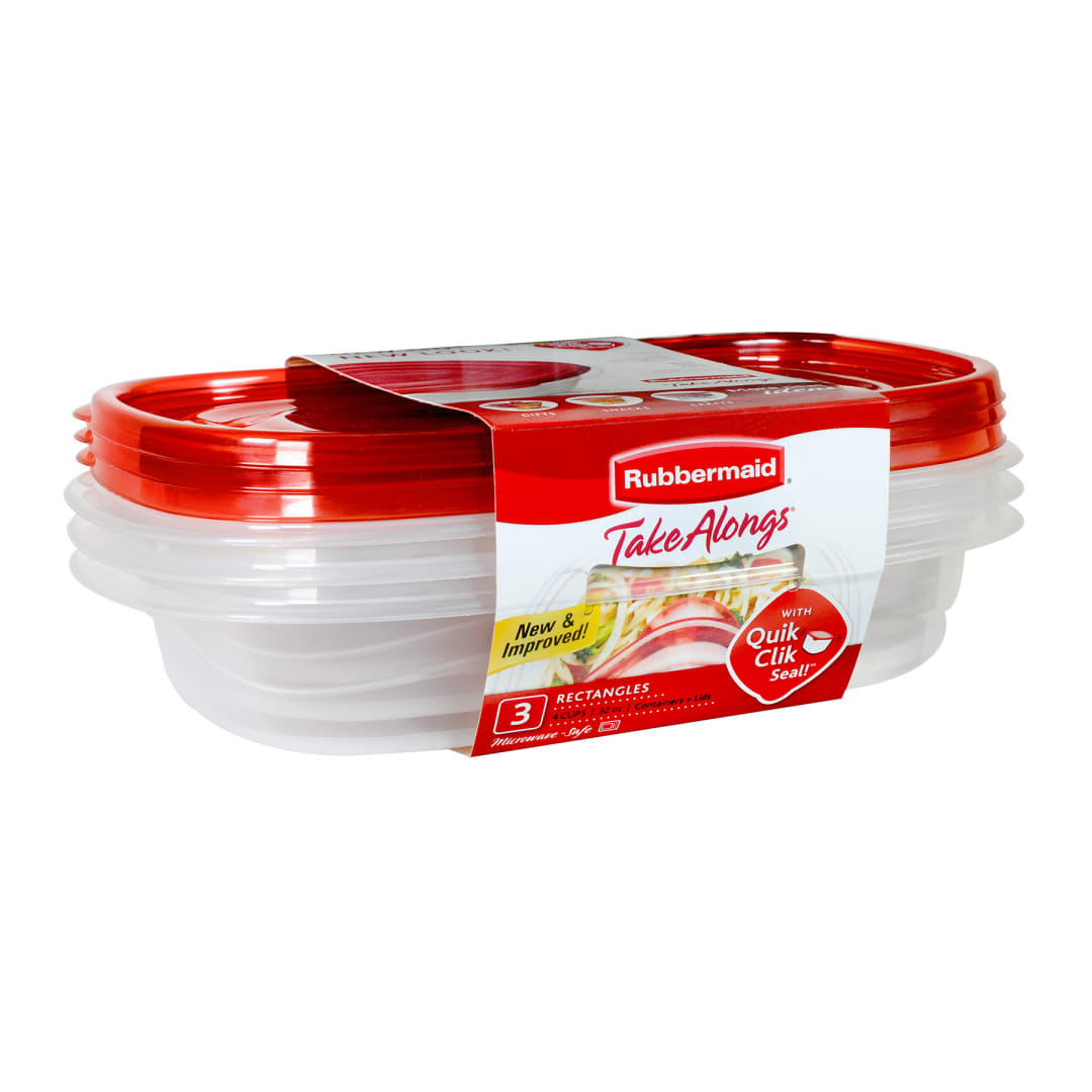 3 PC RECTANGLE - 950ML