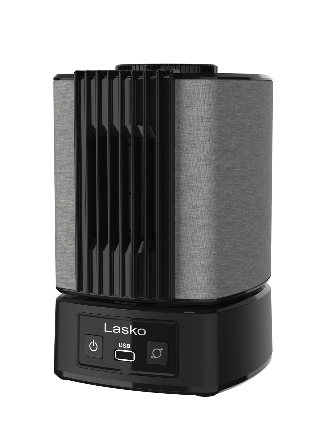 Lasko SlumberBreeze™ 2-in-1 Personal Fan with White Noise, Black