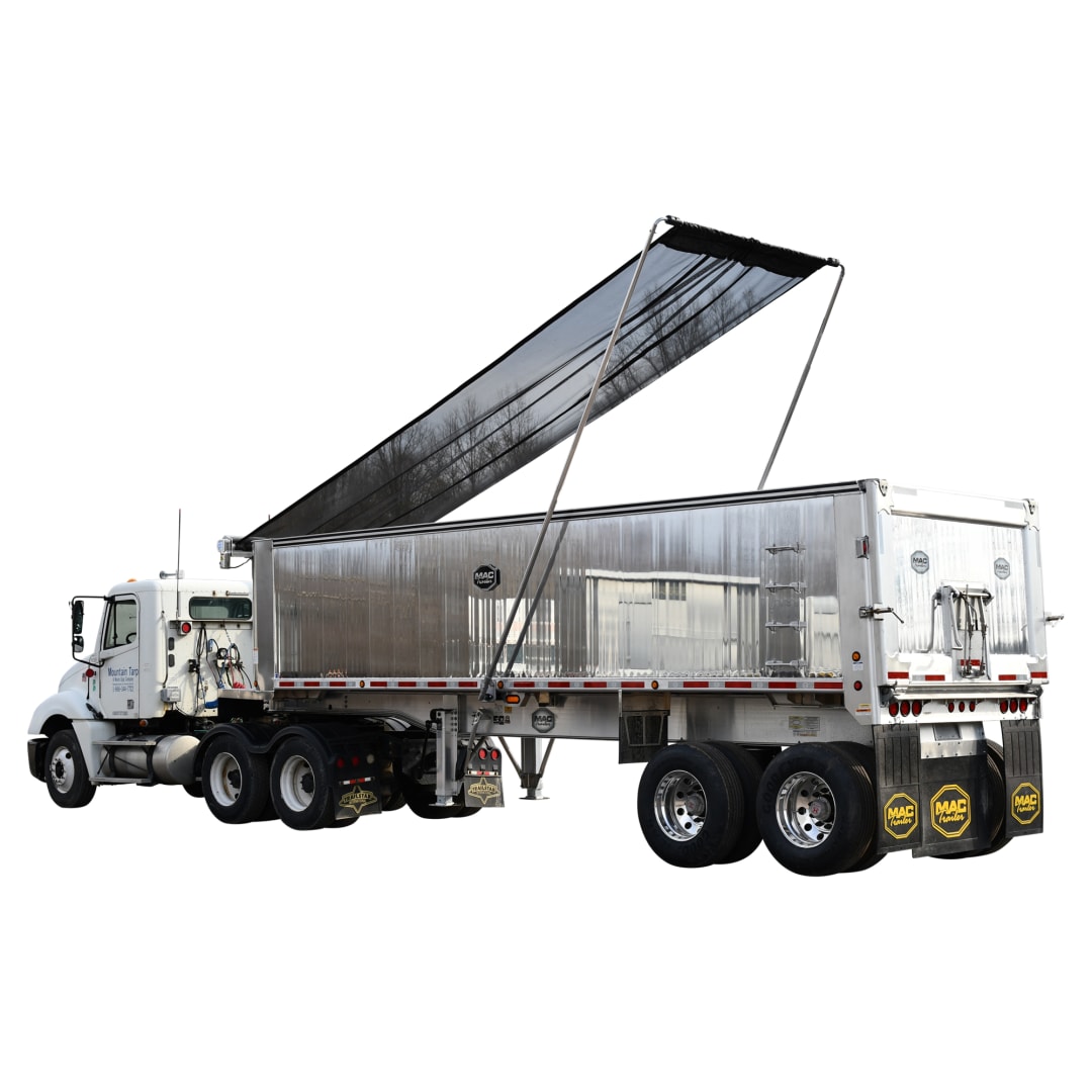 102" Electric Telescoping Flip Tarp for Trailers with 3900lb Torsion Spring