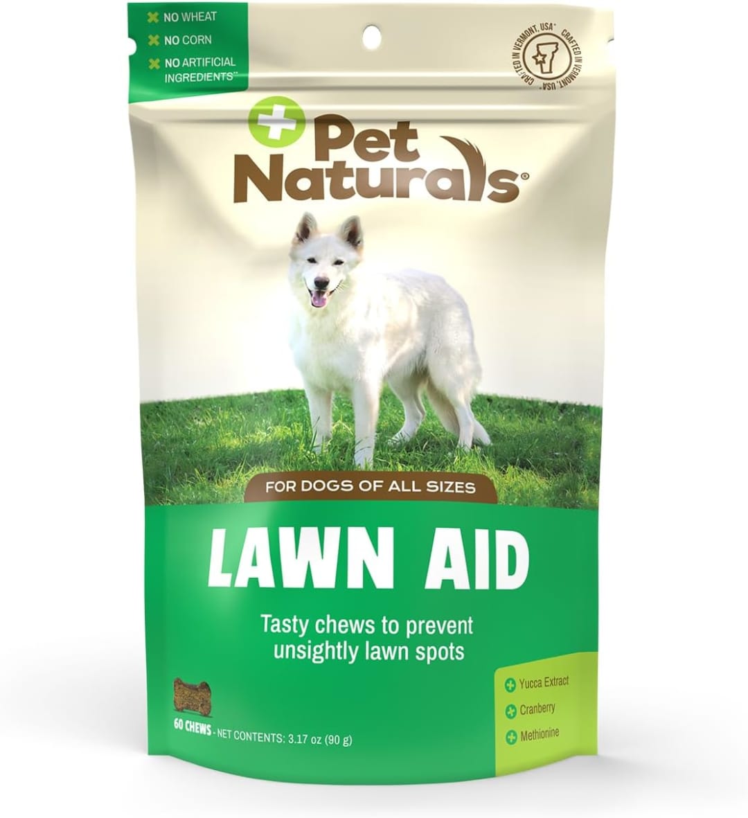PN Lawn Aid Chews, Dogs, Chicken, 60ct