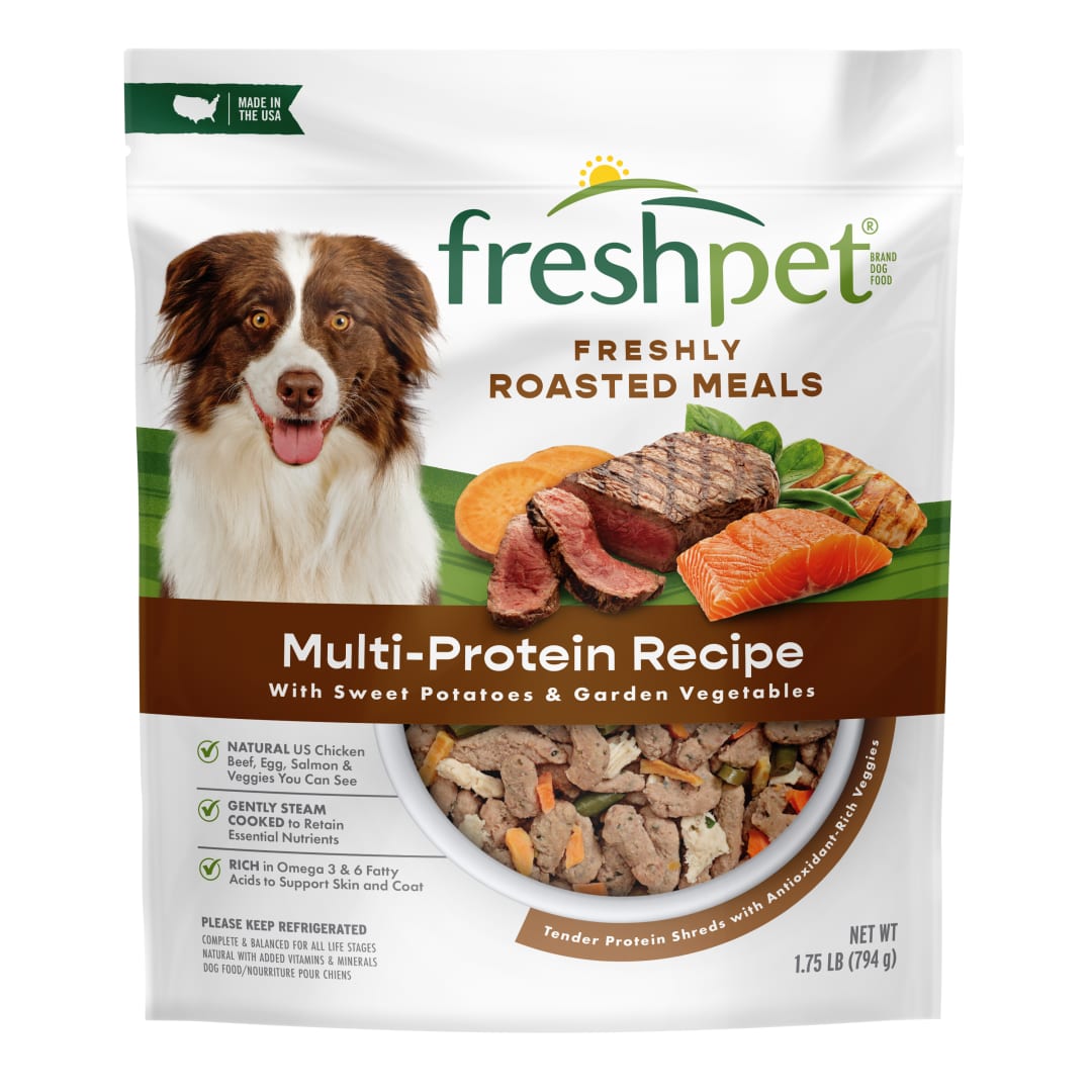 Freshpet Healthy & Natural Dog Food, Fresh Multi Protein Recipe, 1.75lb