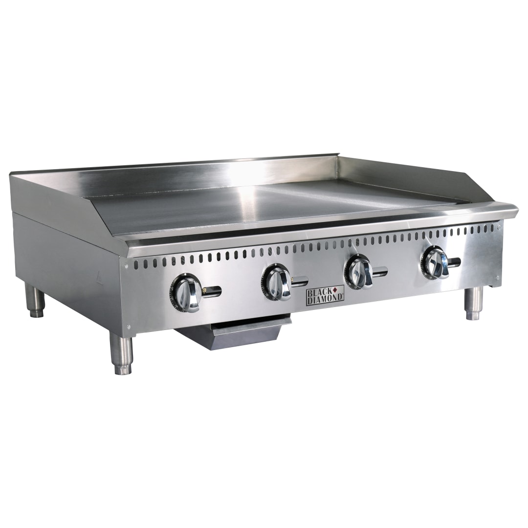 BDCTG-48T - BD,Thermostatic Gas Griddle,4 BR 120K NG