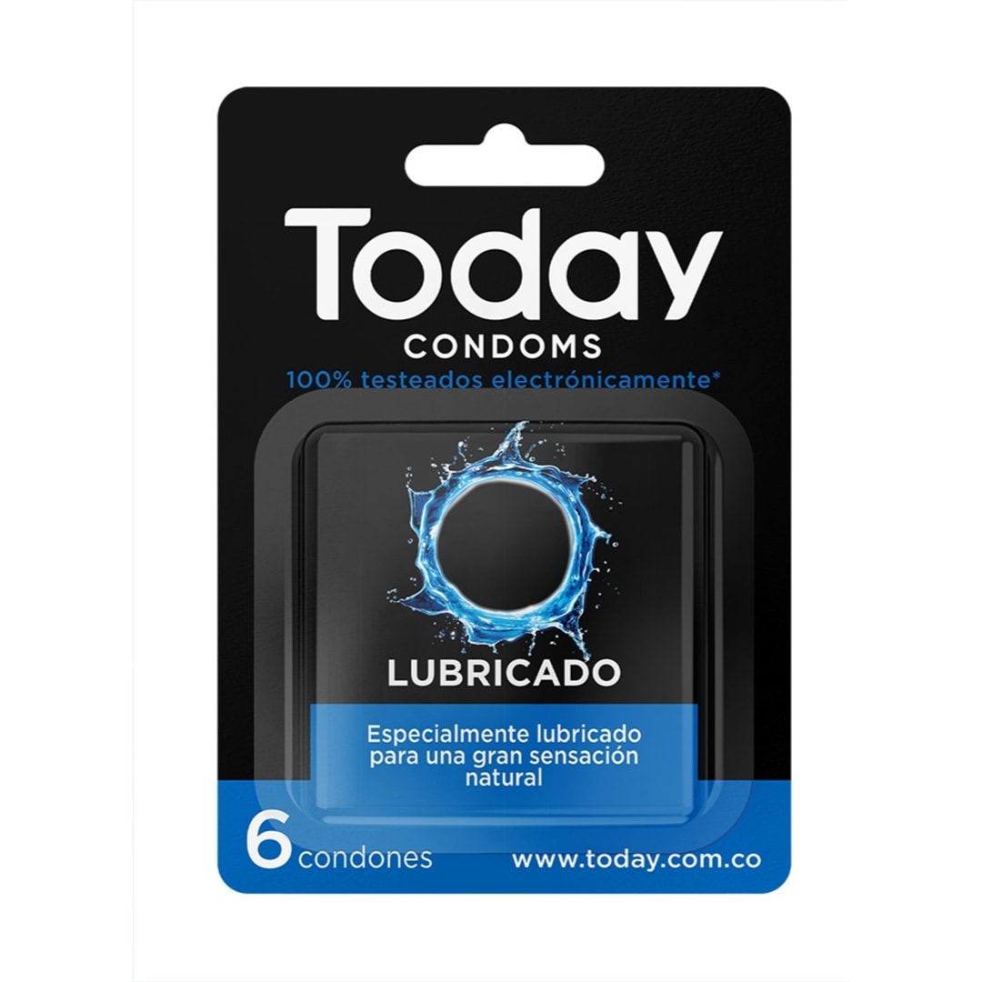 Today Condoms Lubricado x6 und