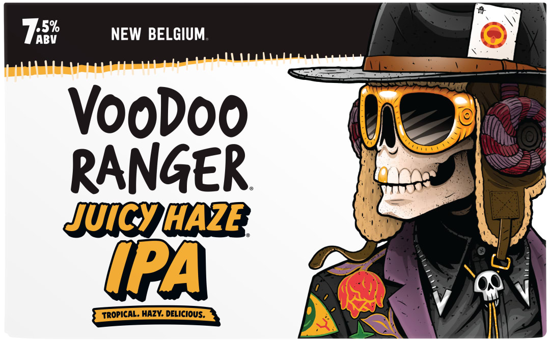 Voodoo Ranger Juicy Haze IPA Beer, 6 Pack, 12oz Cans