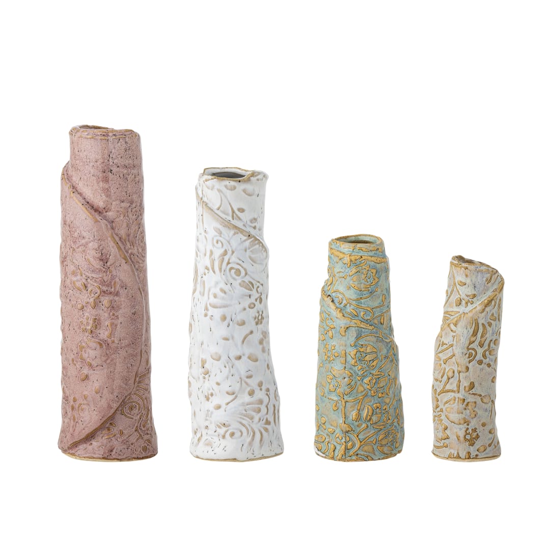 82072251 - Temple Vase, Multi, Stoneware STOCK: 300