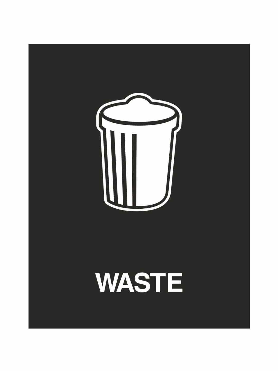  ASPYRE - Sign - Waste - Black