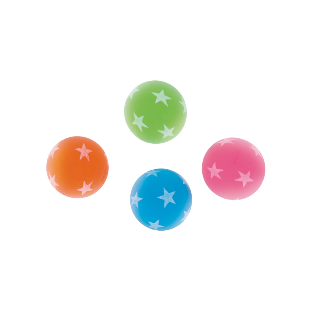 Glow in the Dark Bounce Ball Favors, 4ct