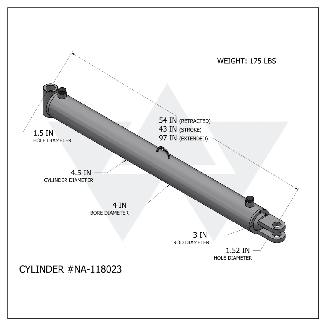 Wastebuilt® Replacement for New Way Slide Cylinder Viper