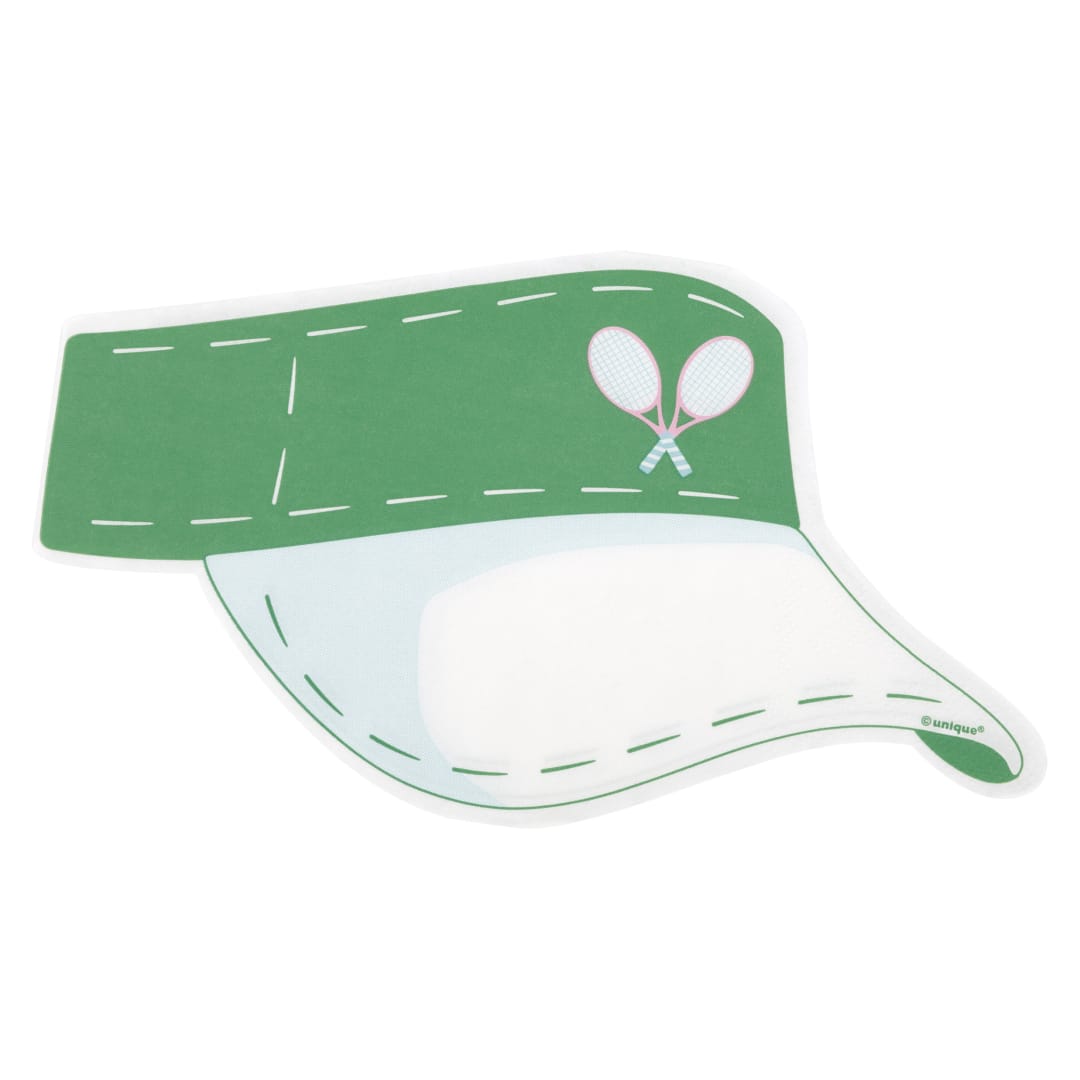 Sporty Summer Visor-Shaped Guest Towels, 16ct