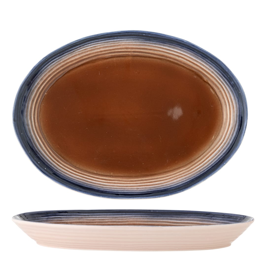 82072718 - Tatum Serving Plate, Multi, Stoneware STOCK: 300