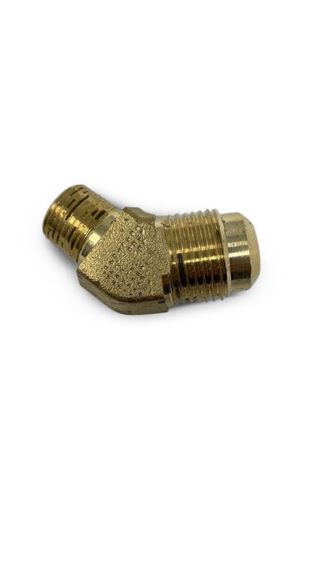 5/8 Brass 45° Flare X 3/8 NPT 45 Degree