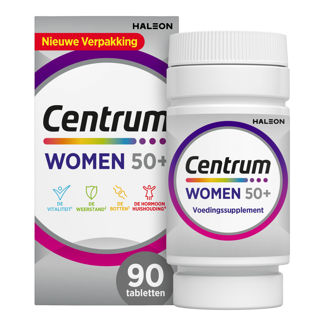 Centrum Women 50+ Multivitaminen  Tabletten, 90 stuks