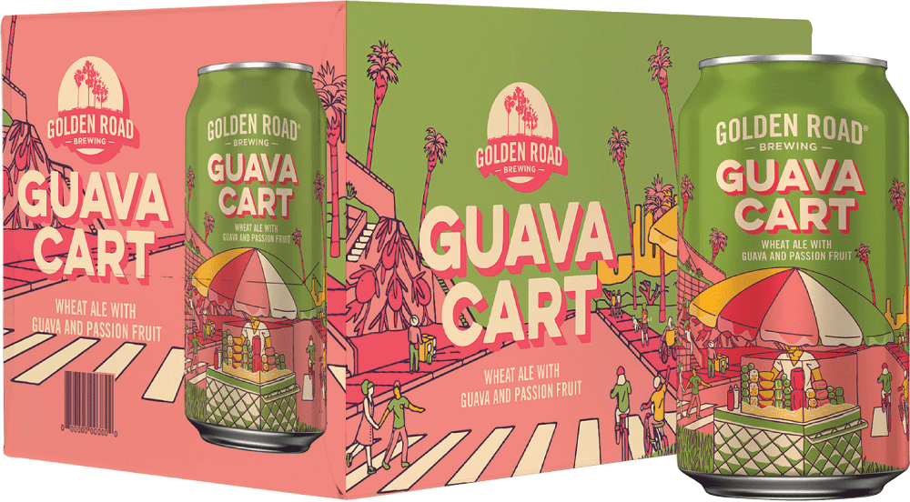 Golden Road Brewing Guava Cart