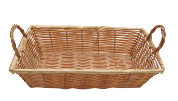 OBB-128 - BREAD BASKET OBLONG W/HANDLES