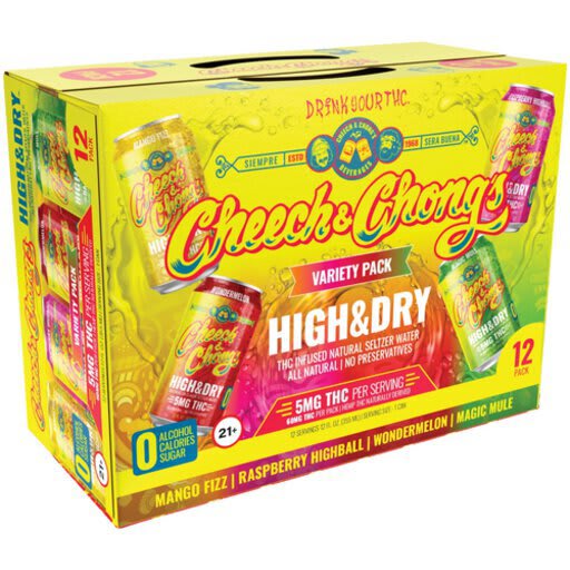 Cheech Chong Hd Variety Thc 5MG 1S 2/12 12Z