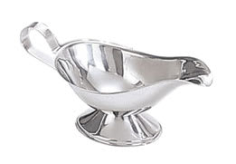 BG-10 - GRAVY BOAT S/S 10 OZ OVAL BASE