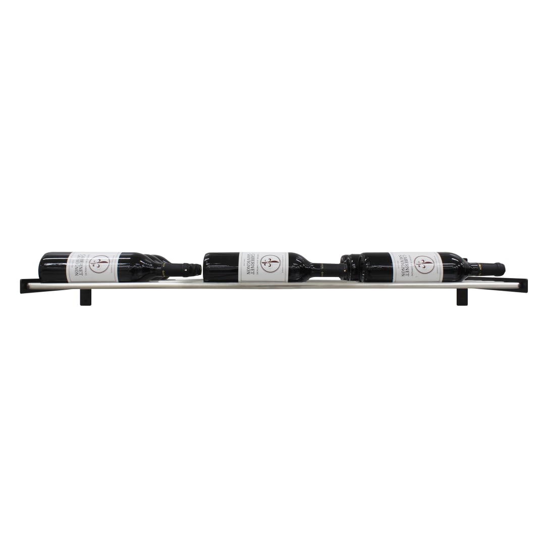 EP-3DHZRACK - 3 Bottles Deep Wall-Mounted Horizontal Display Wine Rack