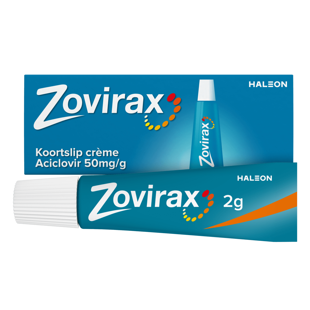 Zovirax, Koortslip crème 50 mg/g - tube 2 gram