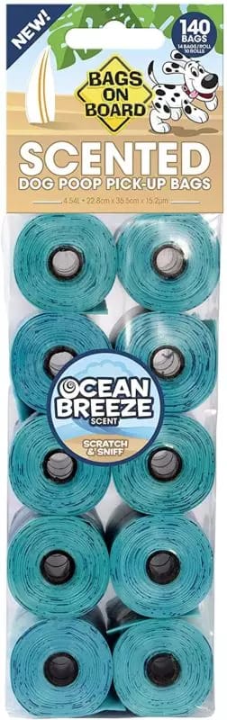 Bags on Board Refill Bags - Ocean Breeze - 140 Bags