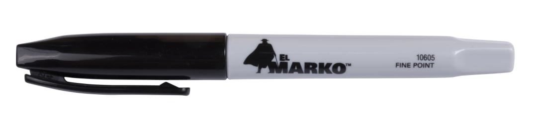 El Marko® Permanent Marker- Black