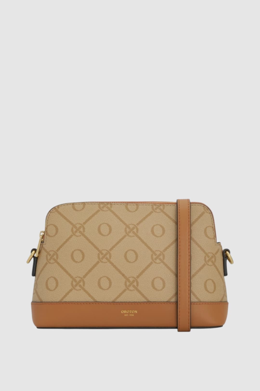 Harvey Signature Double Top Zip Crossbody