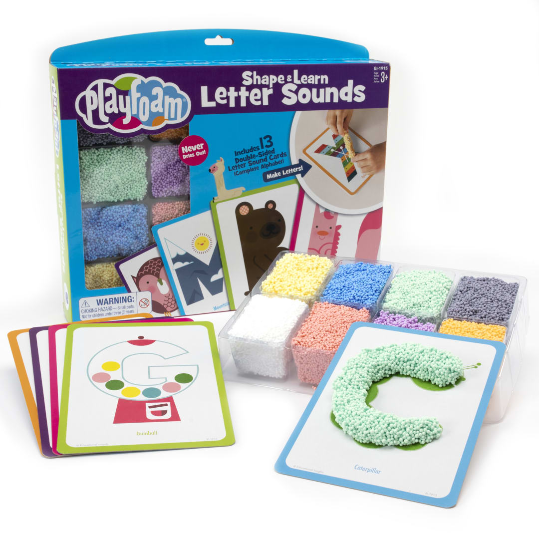 PLAYFOAM SHAPE & LEARN LETTER SOUNDS SET