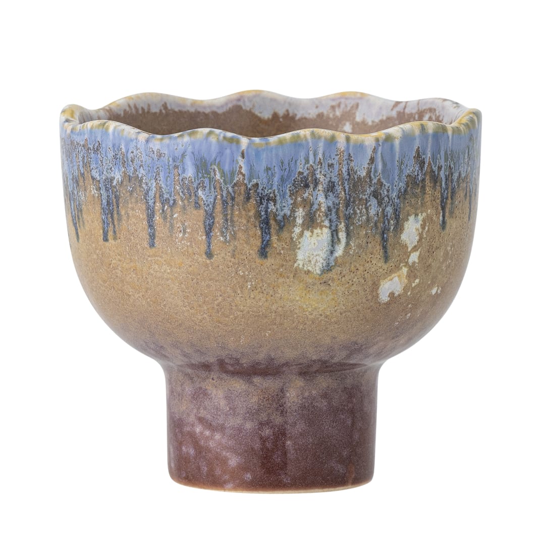 82062526 - Cloe Candle Holder, Multi, Stoneware STOCK: 300