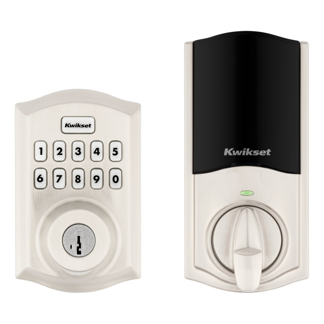 Home Connect 620 Keypad Connected Smart Lock with Z-Wave Technology featuring SmartKey Security™ in Satin Nickel