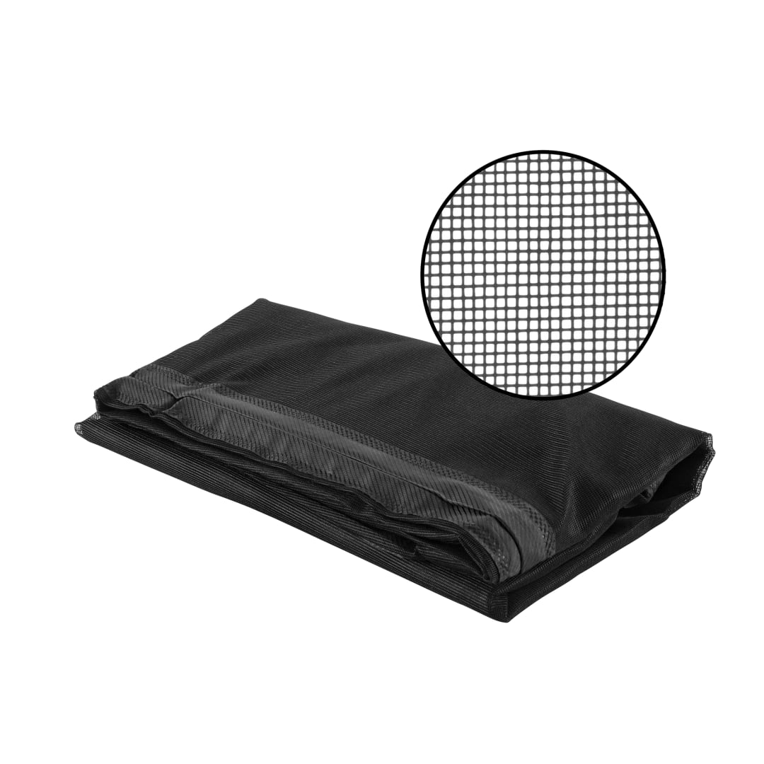 14179 - 38 in. x 83 in. Black Fiberglass Magnetic Screen Door