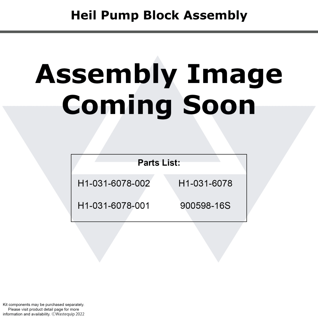 Wastebuilt® Replacement for Heil Pump Block Assembly