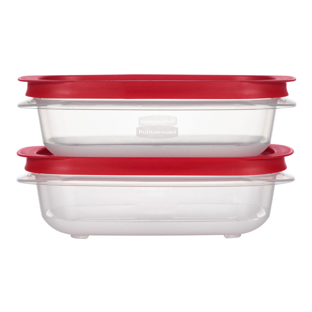 Contenants de conservation des aliments rectangulaires Stockagefacile de 3,57 tasses de Rubbermaid avec couvercles, paquet de 2