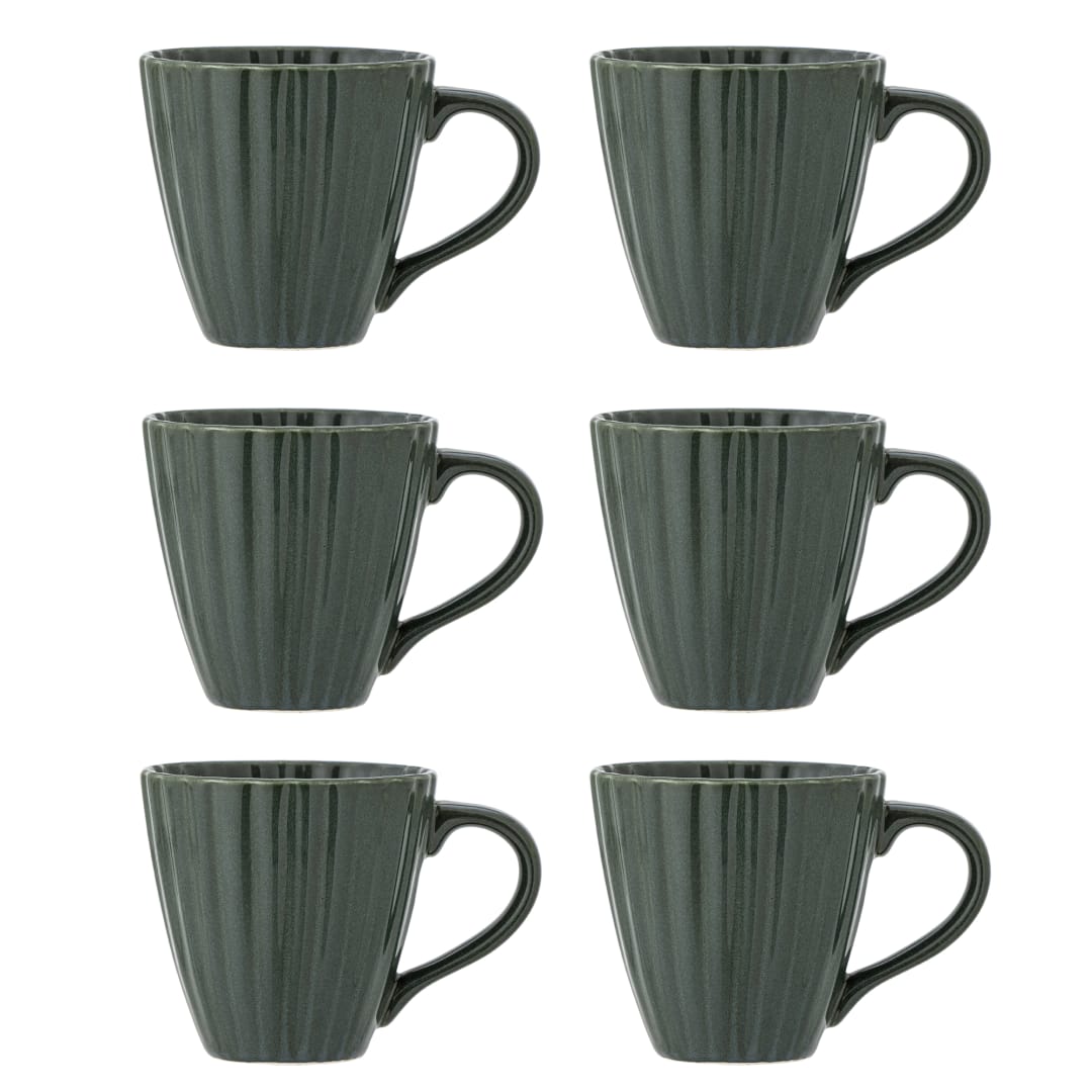 82061215 - Latina Cup, Multipack, Green, Stoneware STOCK: 11