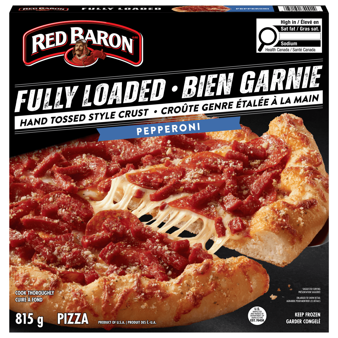 Red Baron Fully Loaded Pepperoni Hand Tossed Crust Frozen Pizza