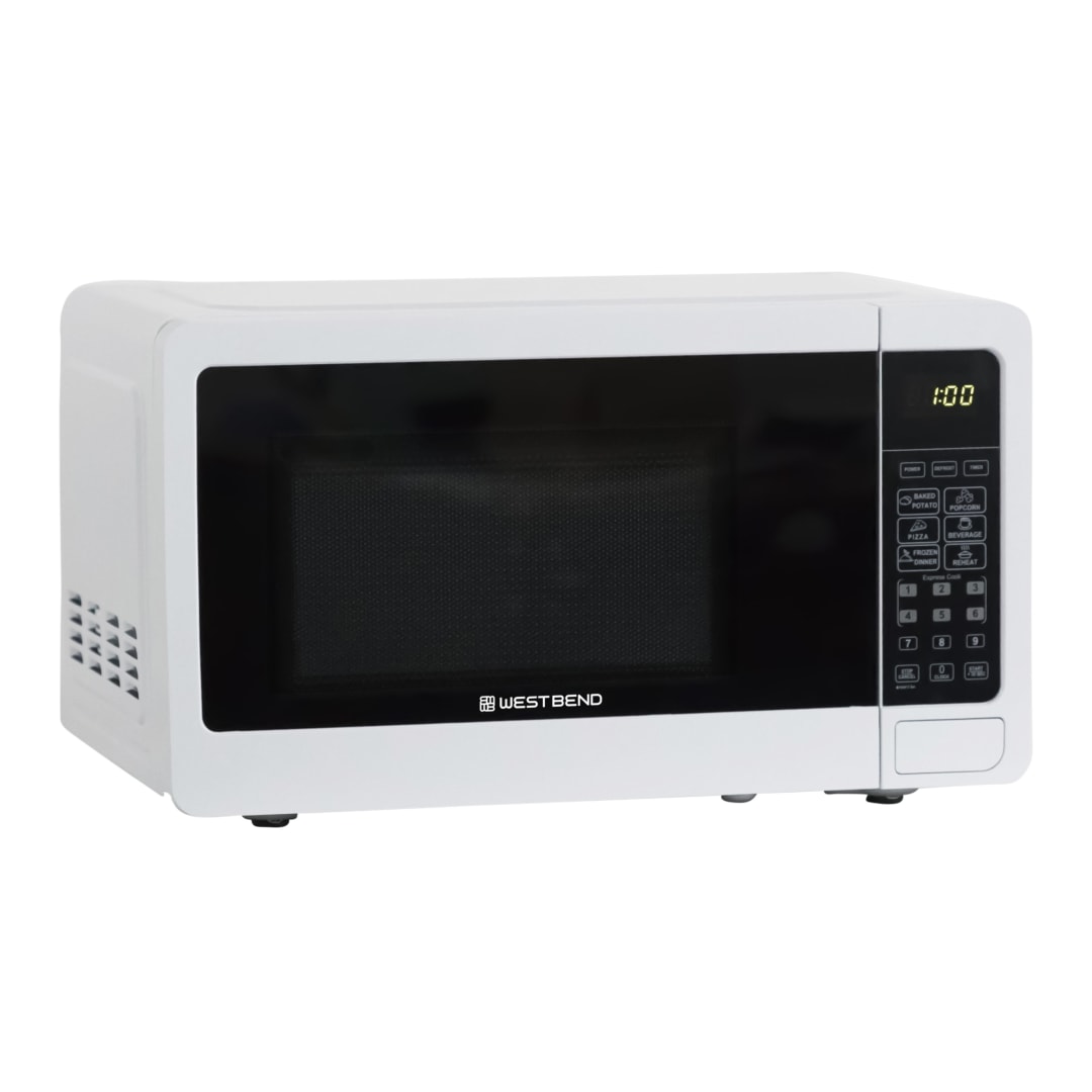 West Bend 0.7 cu. ft. Microwave Oven, in White (WBMW71W)