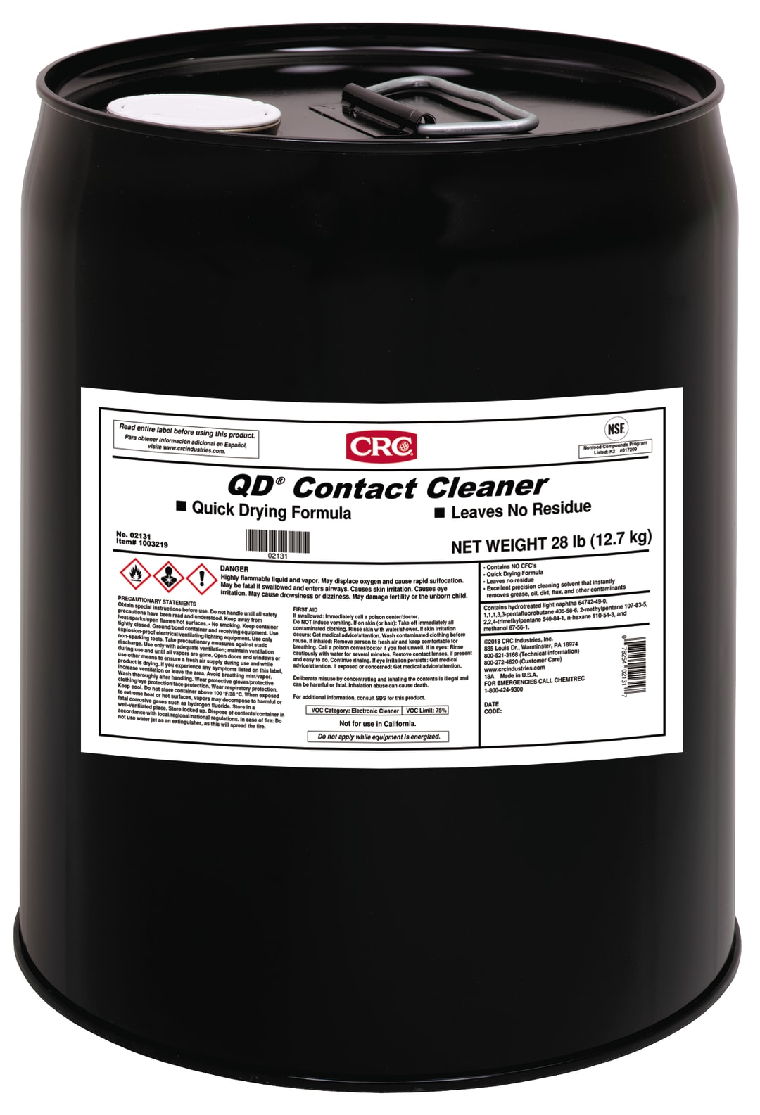 CRC QD Contact Cleaner 1X5GL