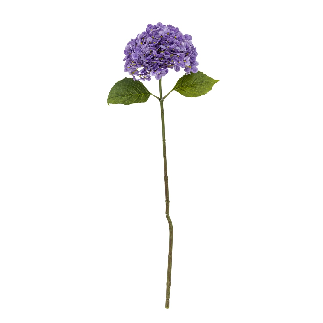 82072838 - Hydrangea Stem, Purple, Artificial Flowers STOCK: 0